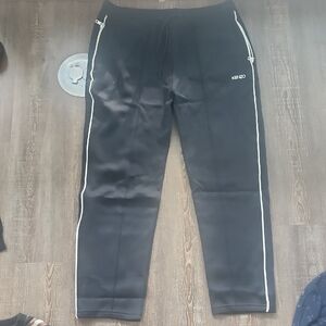 Kenzo Black Pants with White Accents